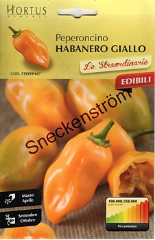 Peperoncino Habanero Giallo