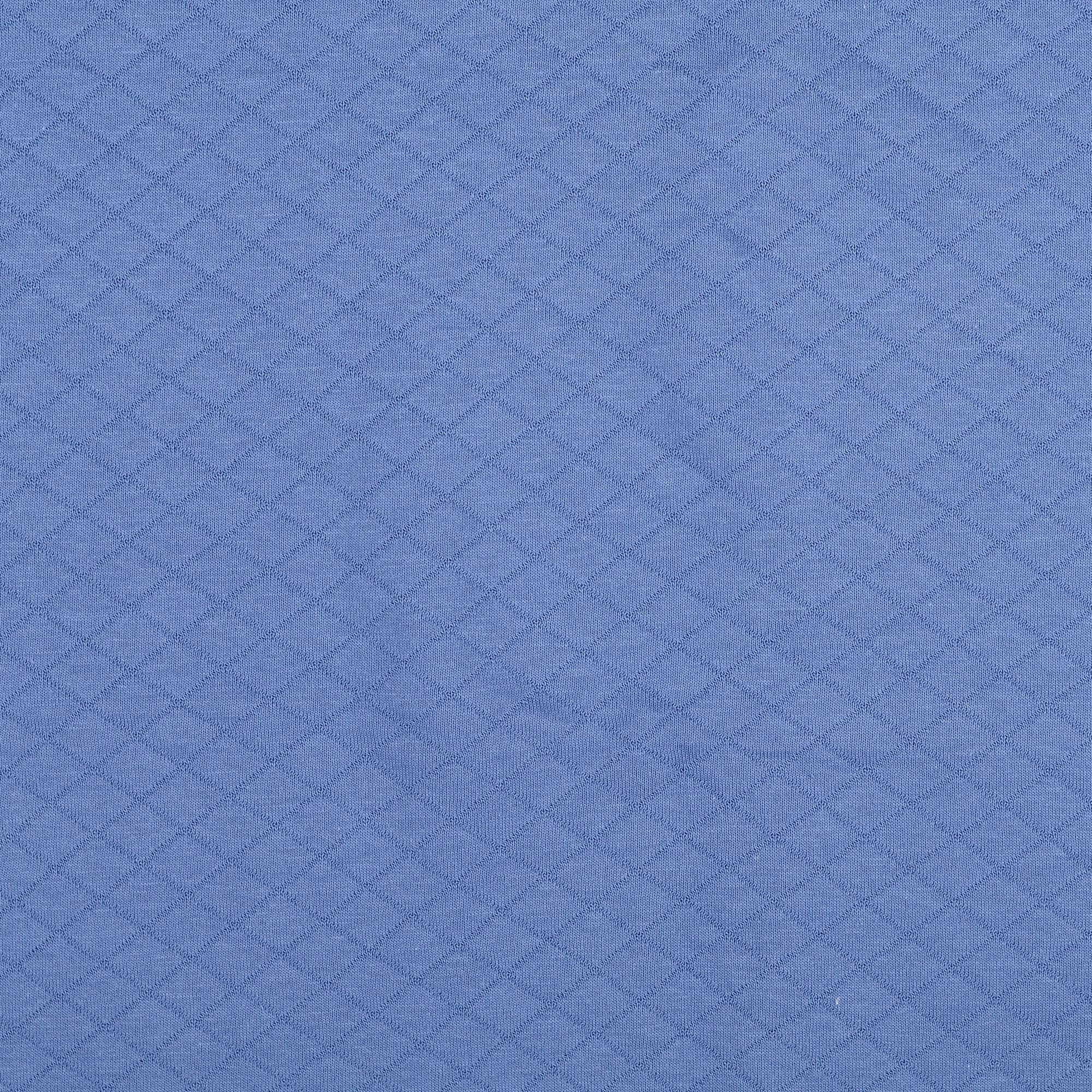 Quiltad Jersey Blå
