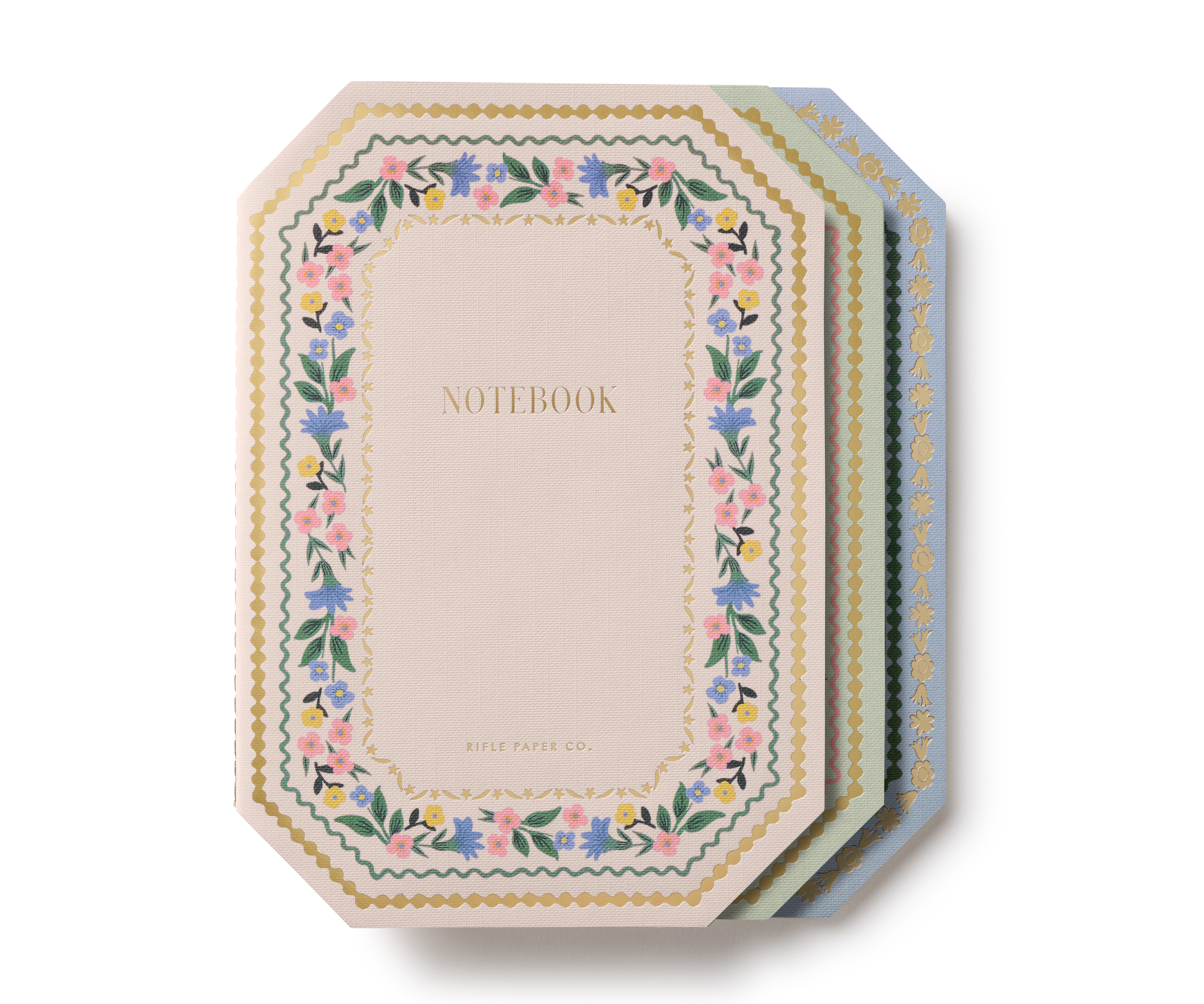Set of 3 Gemma Stitched Notebook Set