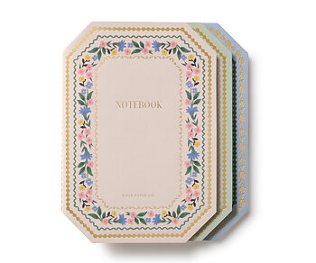 Set of 3 Gemma Stitched Notebook Set