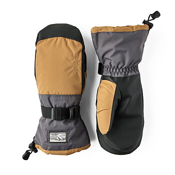 Hestra Gloves - Gauntlet Sr - Mitt Dark Sand/Graphite