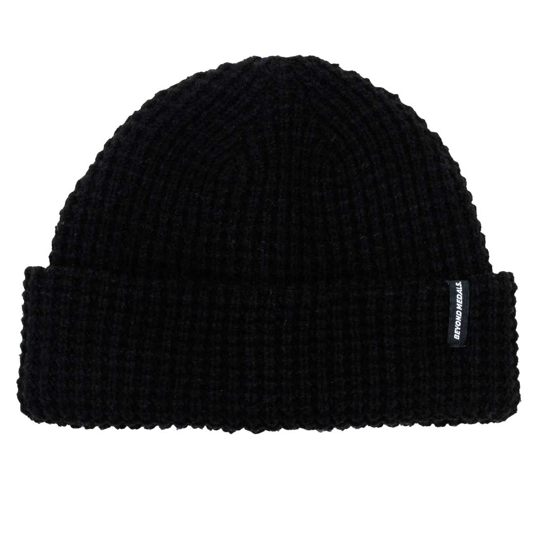 Beyond Medals - Waffle Beanie Black