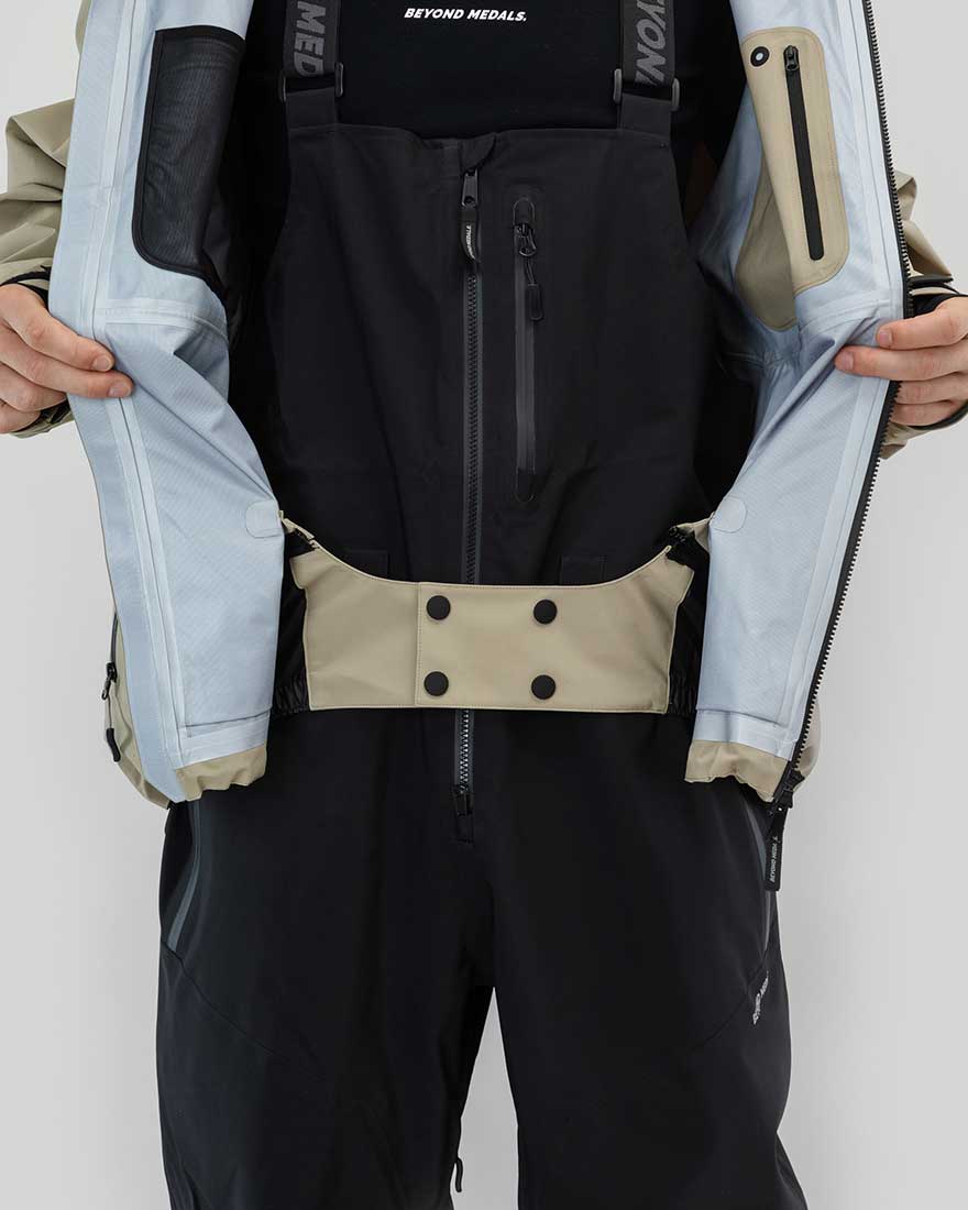 Beyond Medals Snowboardjacka - Pro Tech Jacket 3L Beige - 11