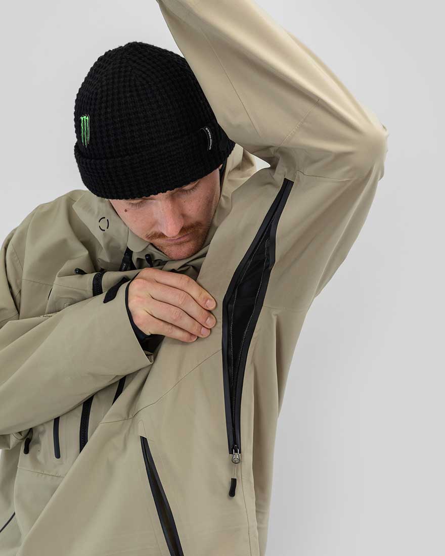 Beyond Medals Snowboardjacka - Pro Tech Jacket 3L Beige - 10