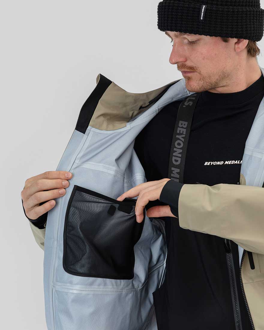 Beyond Medals Snowboardjacka - Pro Tech Jacket 3L Beige - 6