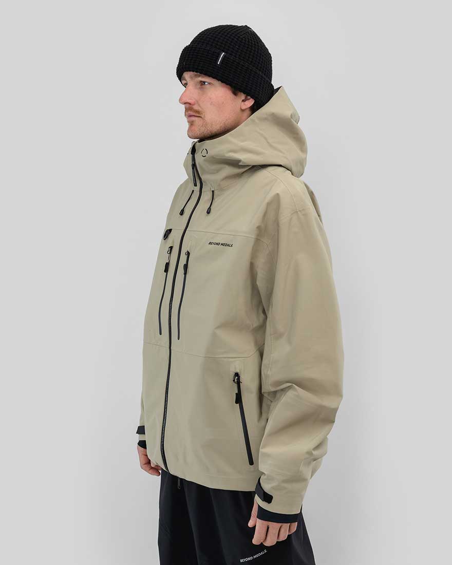 Beyond Medals Snowboardjacka - Pro Tech Jacket 3L Beige - 3
