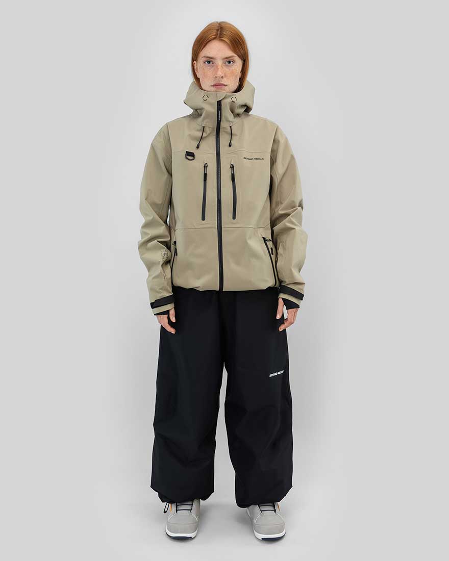 Beyond Medals Snowboardjacka - Pro Tech Jacket 3L Beige - 5
