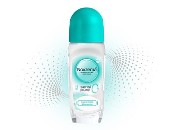 Noxzema Deodorant Roll on SensiPure 0% 50ml, glass bottle