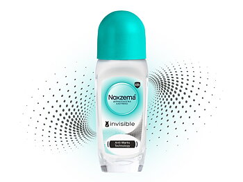 Noxzema Deodorant Roll on Invisible 50ml, glass bottle