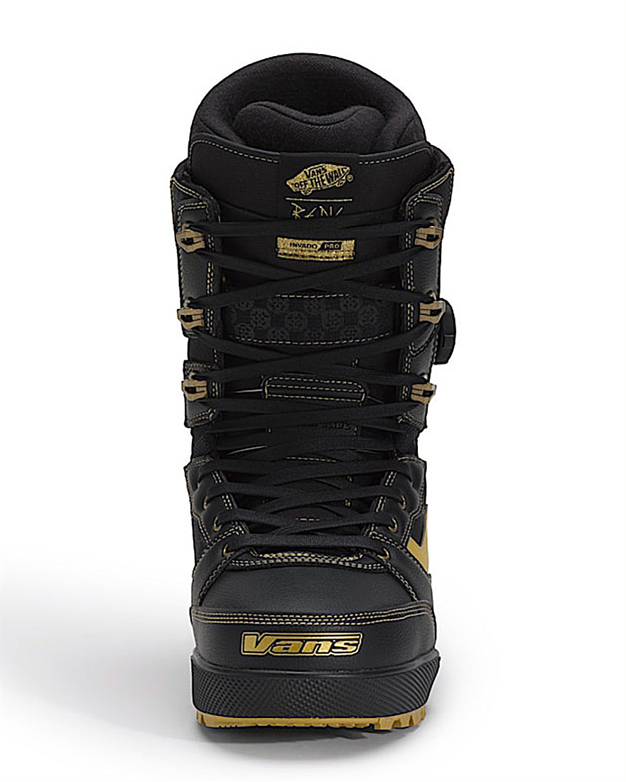 Vans Snowboardboots - MN Invado Pro Black/Gold Rene Rinnekangas - 3