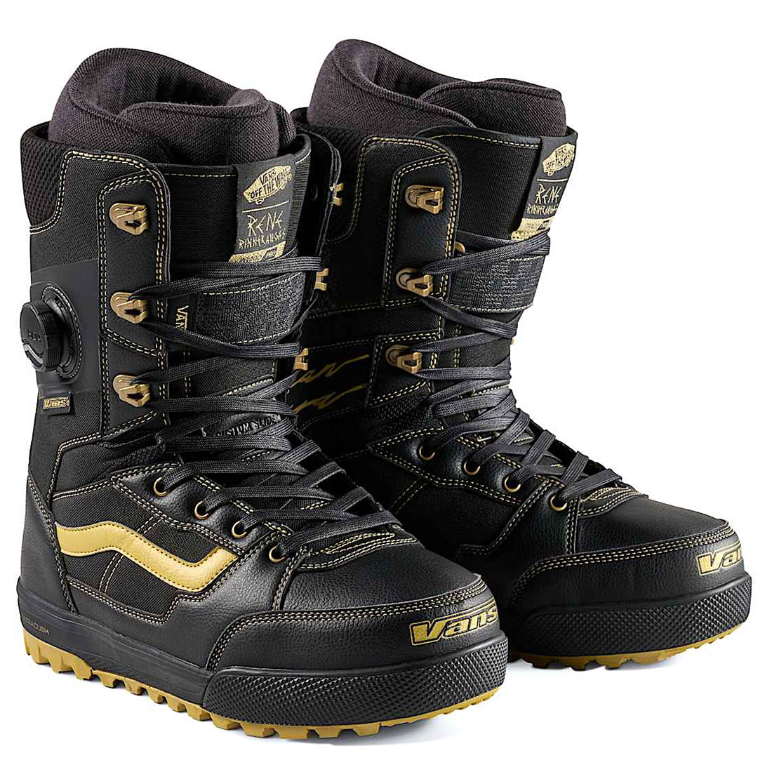 Vans Snowboardboots - MN Invado Pro Black/Gold Rene Rinnekangas