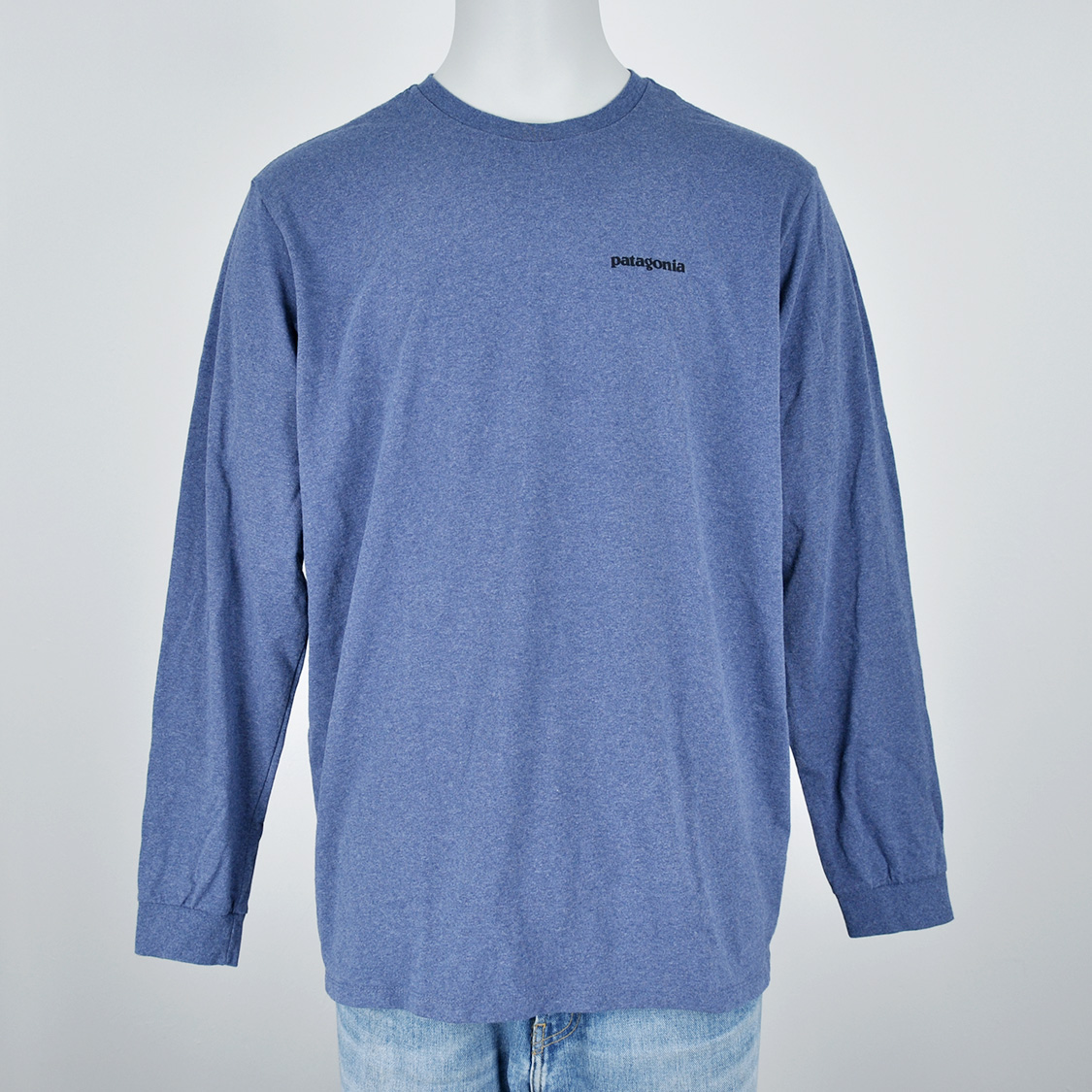 Patagonia - L/S P-6 Logo Responsibili-Tee P-6 Outline Current Blue - 2