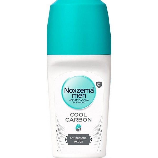 Noxzema Deodorant cool carbon Roll On 50ml, plast flaska