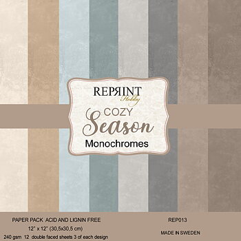 Paperpack Reprint - Cozy Season  Monochromes -  12x12
