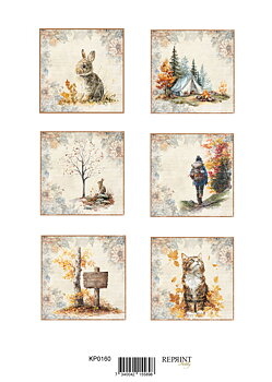 Papper Klippark - Cozy Season tags-  A4
