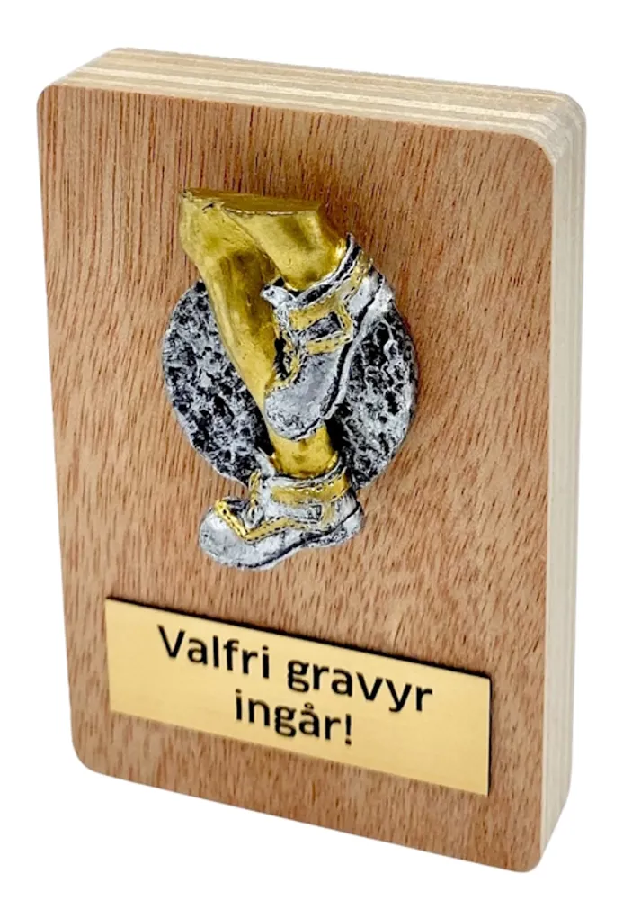 Träplakett med retsinmotiv - 2