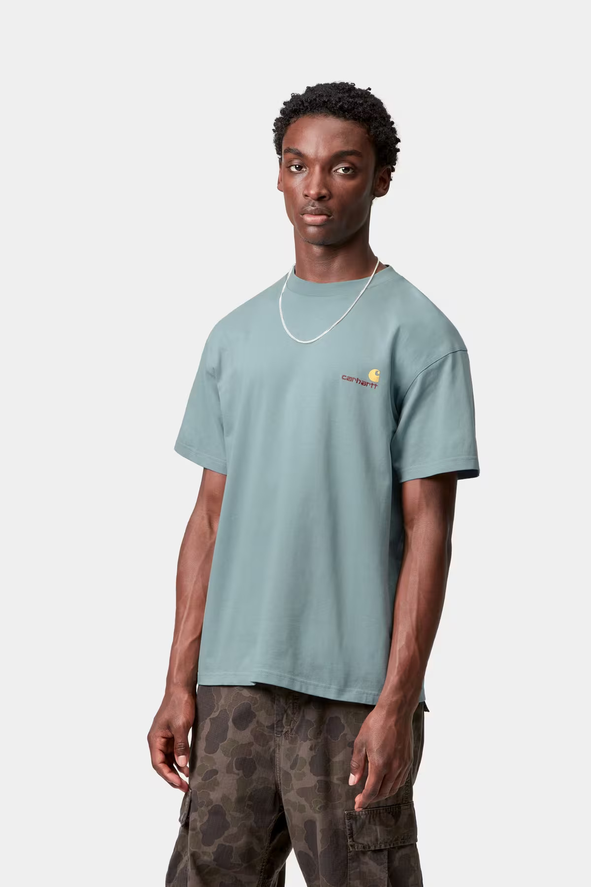 Carhartt WIP American Script T-shirt Citadel