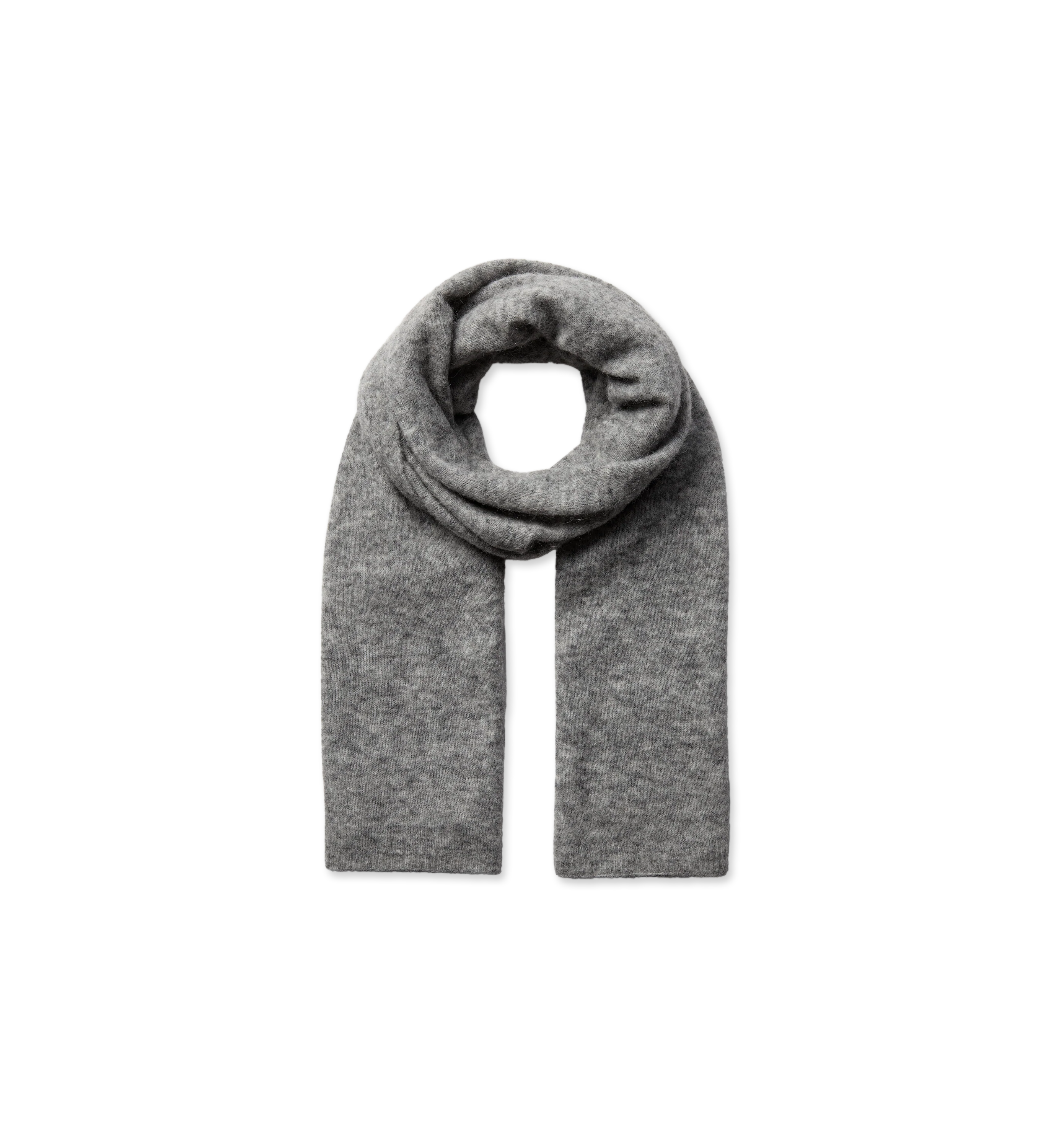 Mos Mosh Mape Knit Scarf Grey Melange