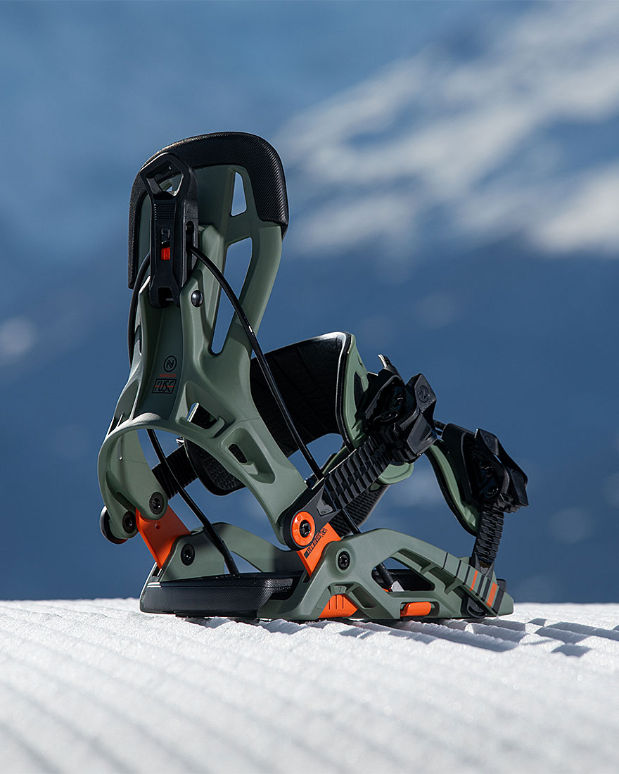 Nidecker Snowboard Bindning - Flow Fuse Khaki - 7