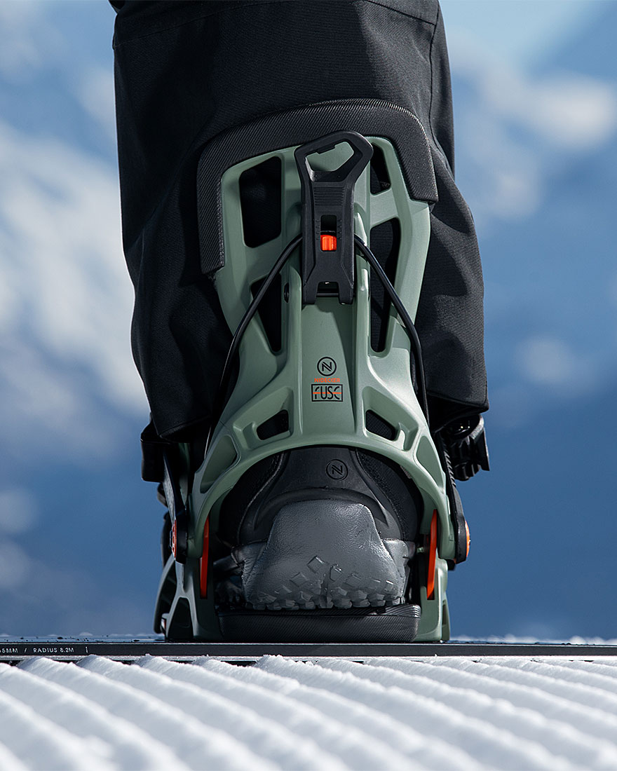 Nidecker Snowboard Bindning - Flow Fuse Khaki - 5