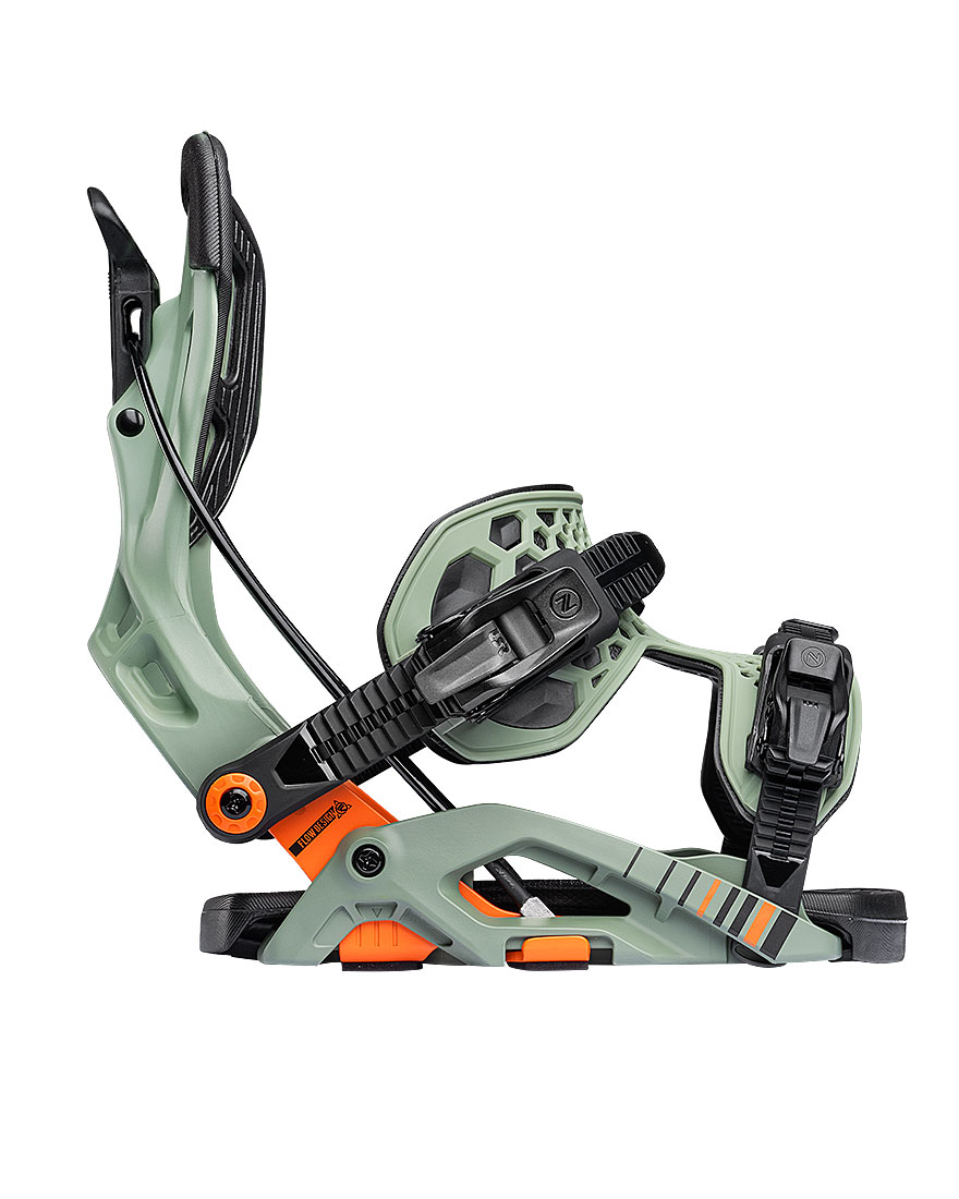 Nidecker Snowboard Bindning - Flow Fuse Khaki - 6