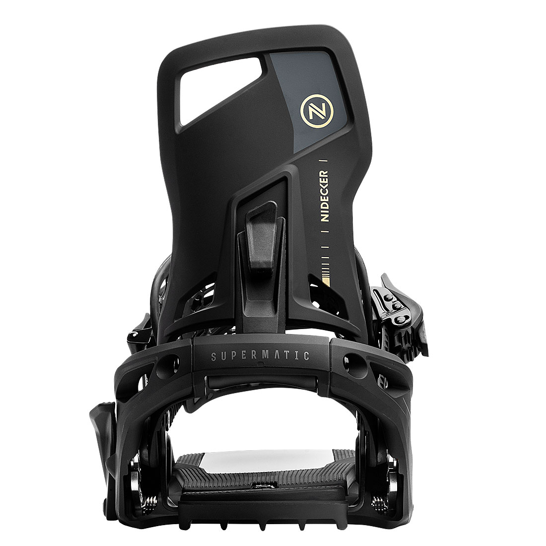 Nidecker Snowboard Bindning - Supermatic OG Black - 5
