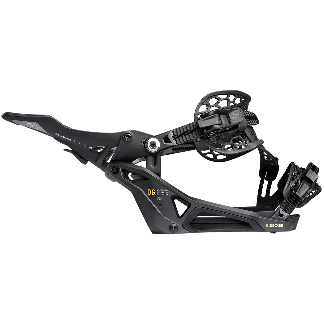 Nidecker Snowboard Bindning - Supermatic OG Black - 4