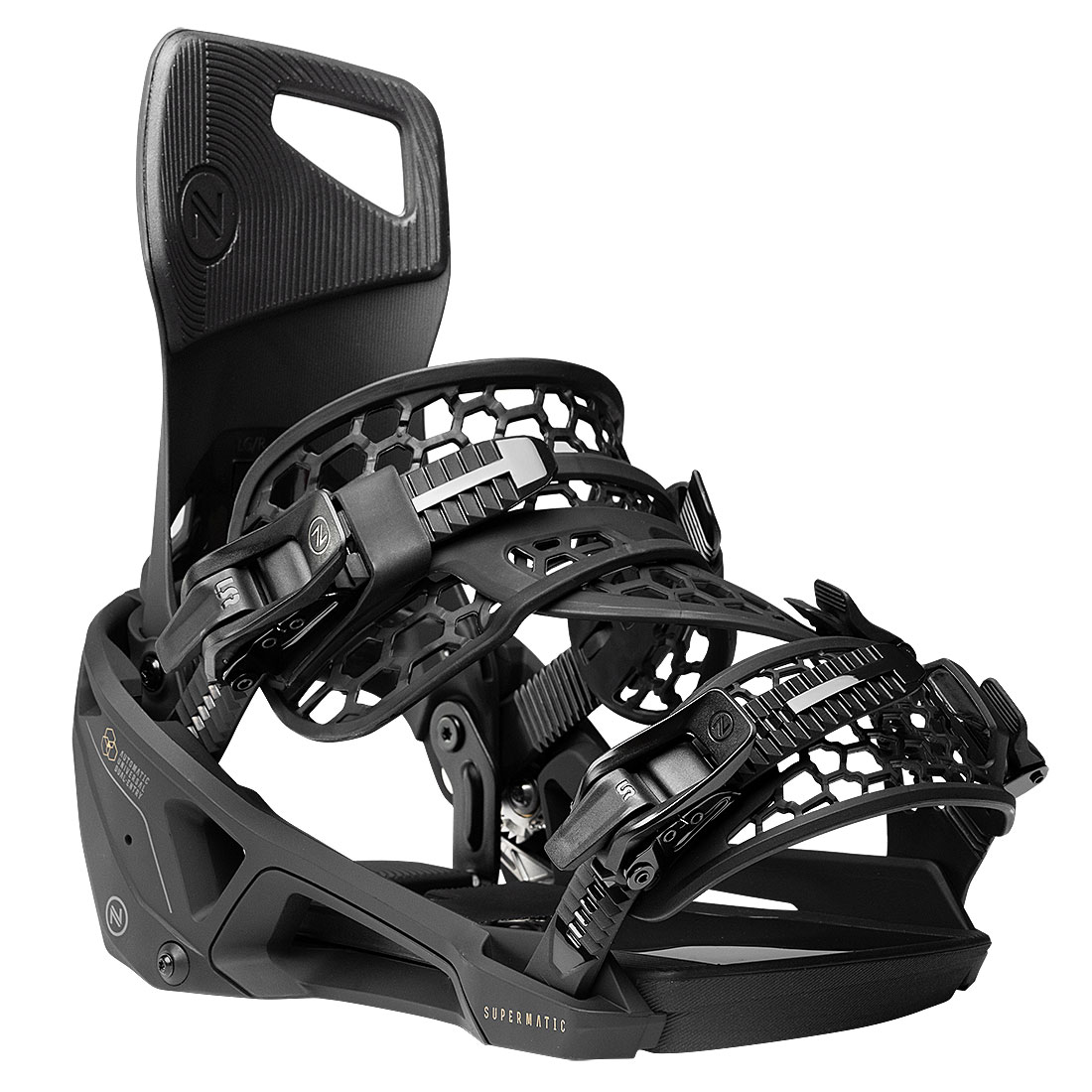 Nidecker Snowboard Bindning - Supermatic OG Black - Standtallshop.com