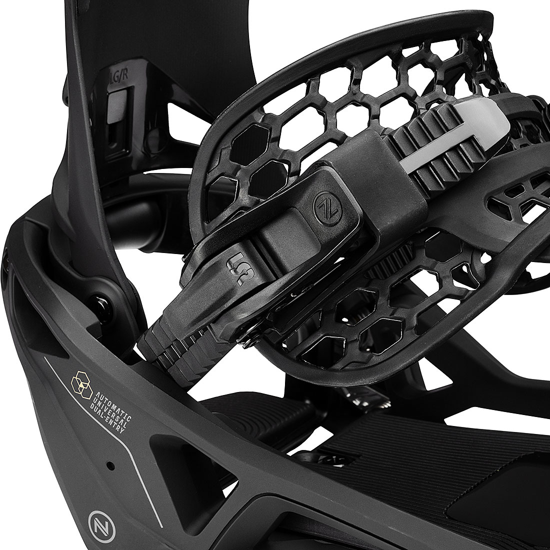 Nidecker Snowboard Bindning - Supermatic OG Black - 4