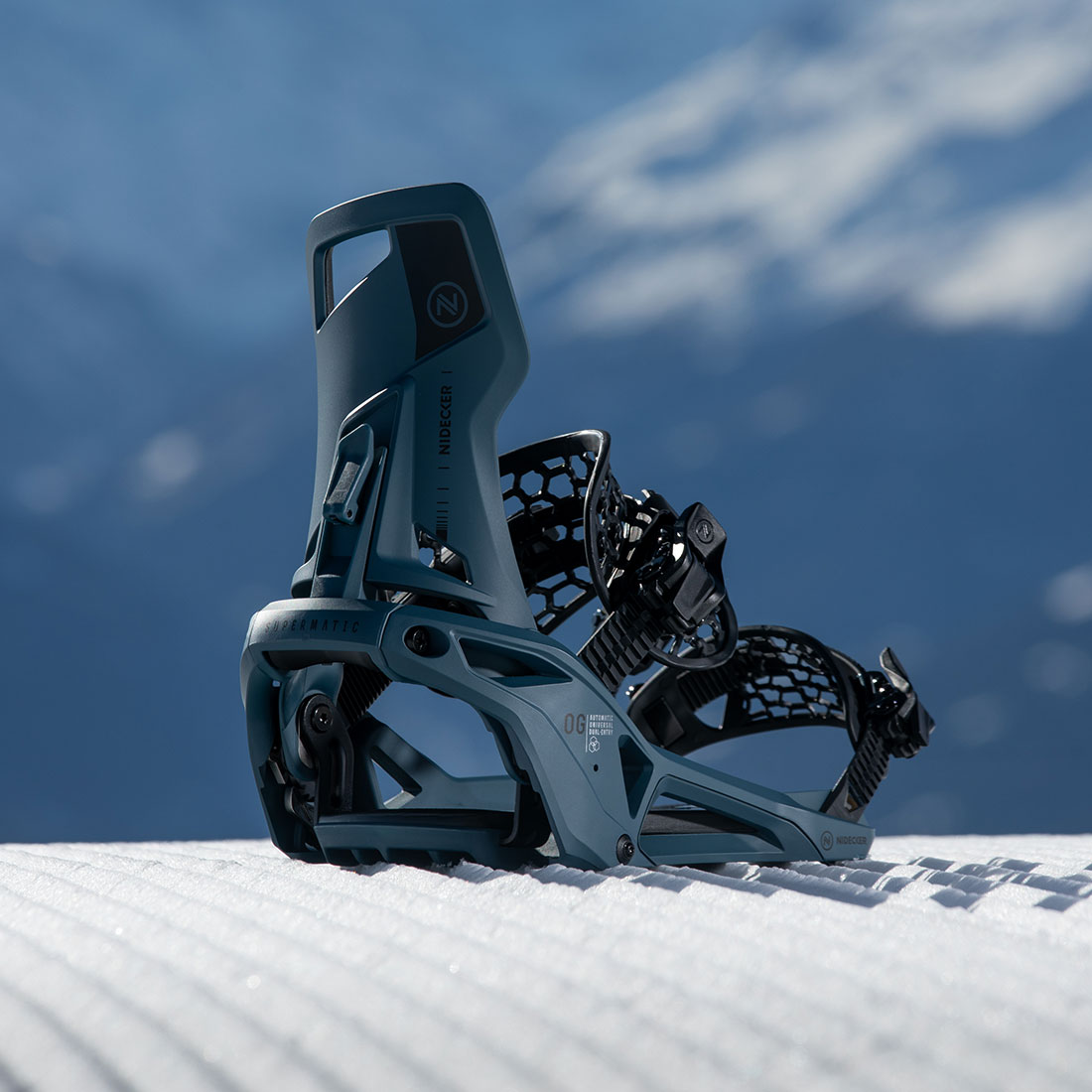 Nidecker Snowboard Bindning - Supermatic OG Atlantic - 6