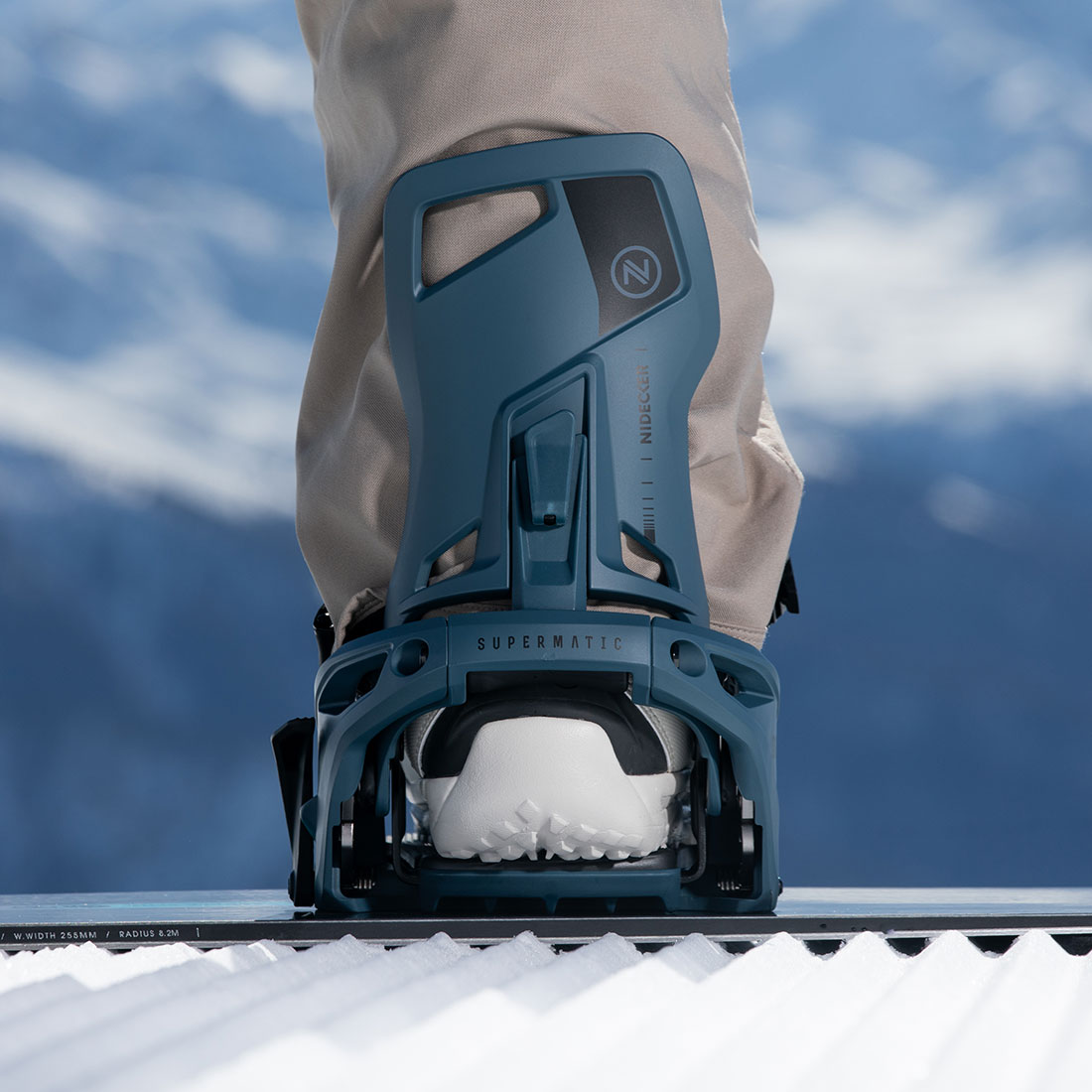 Nidecker Snowboard Bindning - Supermatic OG Atlantic - 7