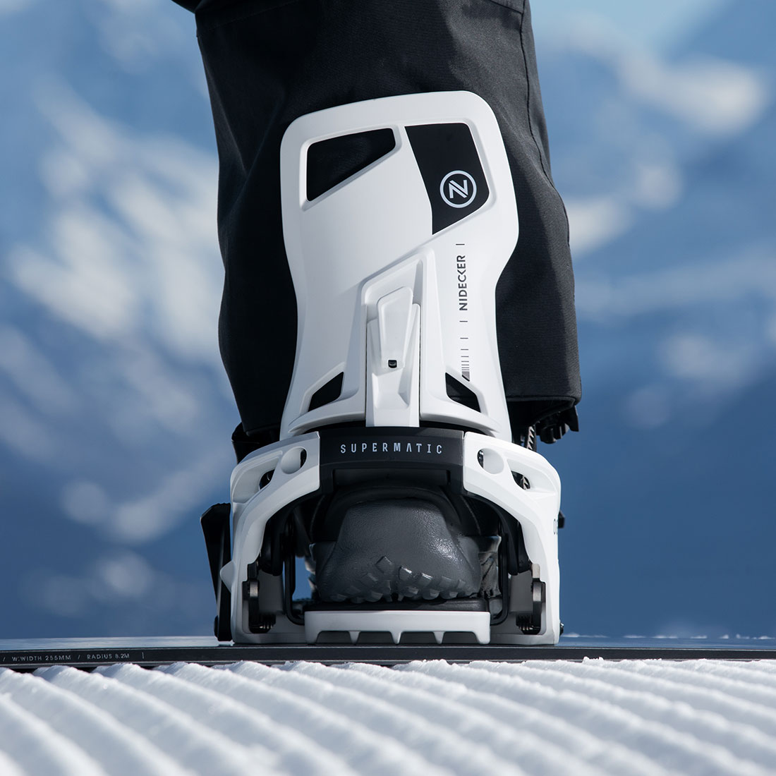 Nidecker Snowboard Bindning - Supermatic OG White - 6