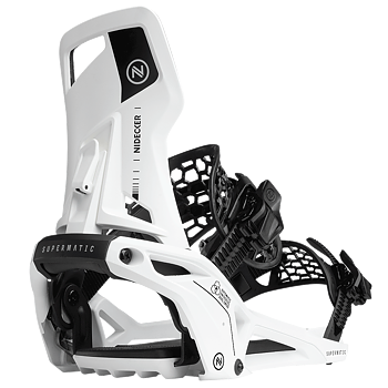 Nidecker Snowboard Bindning - Supermatic OG White