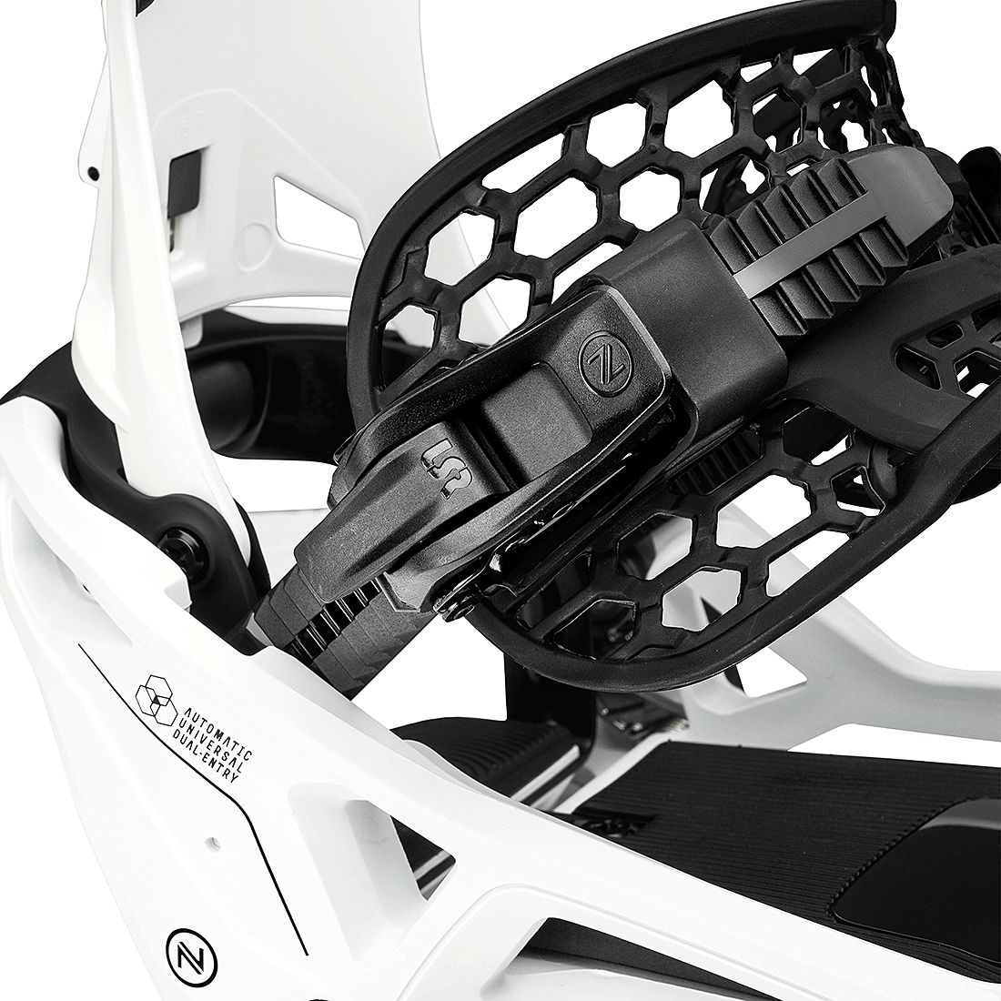 Nidecker Snowboard Bindning - Supermatic OG White - 4