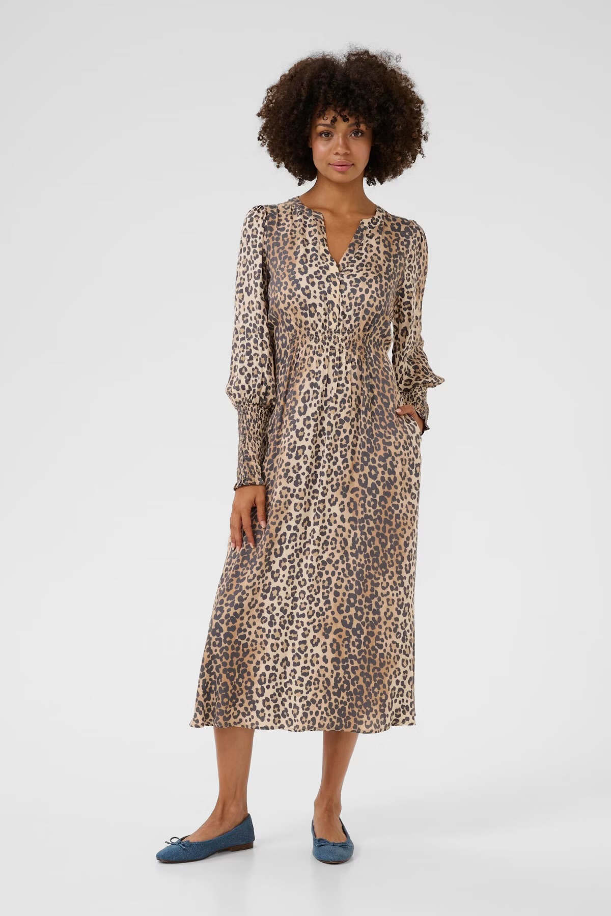 Culture Dana Long Dress Leo