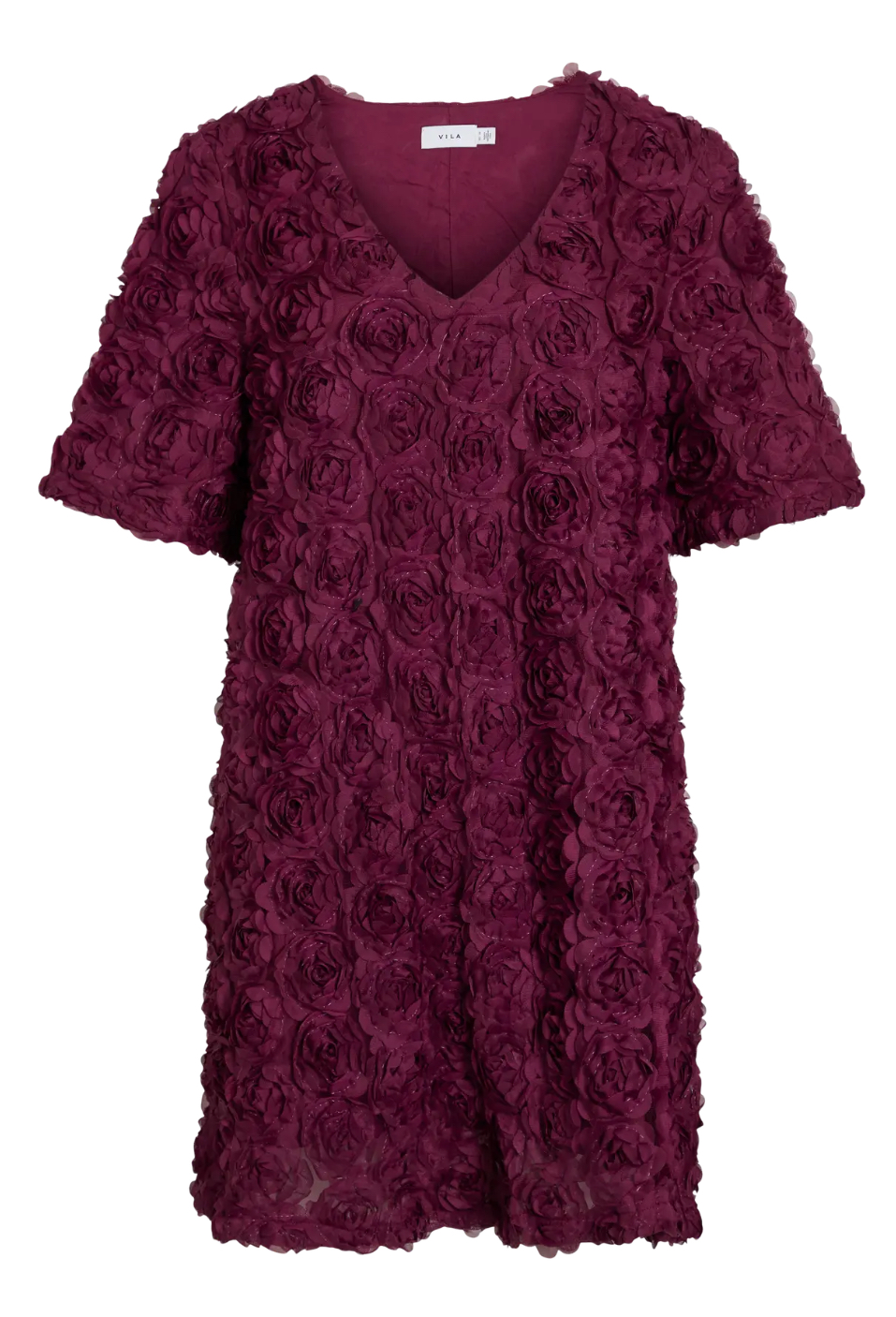 Vila Visophia Dress 2/4 Short Dress Fig