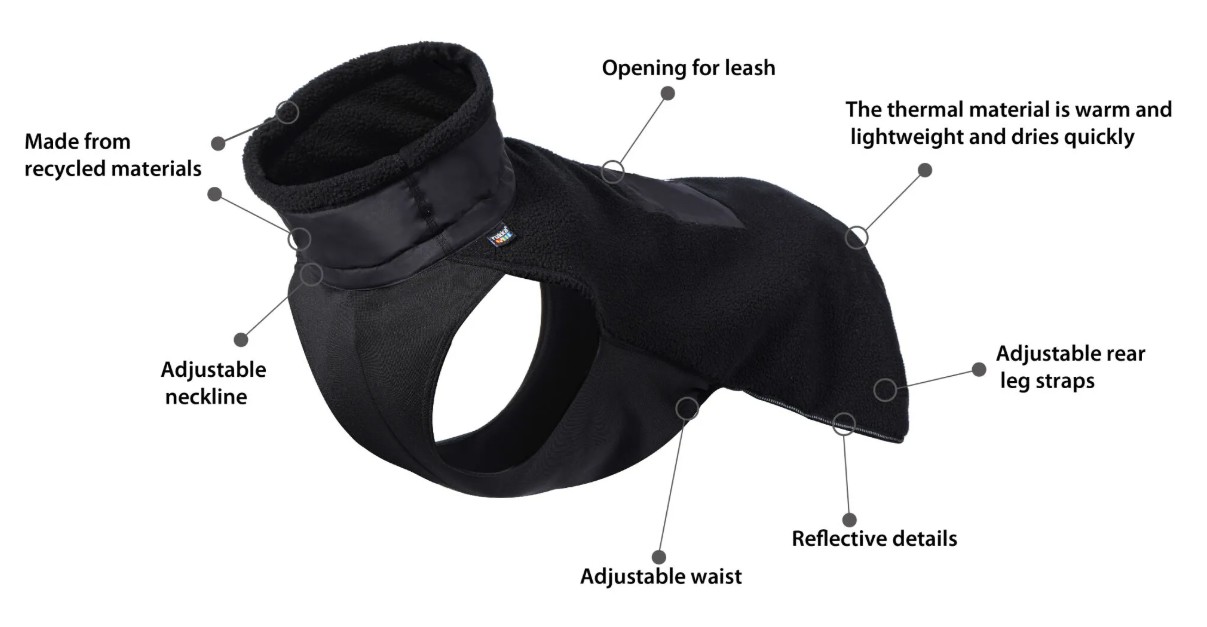 Fleece Jacket Lucky, svart - 2
