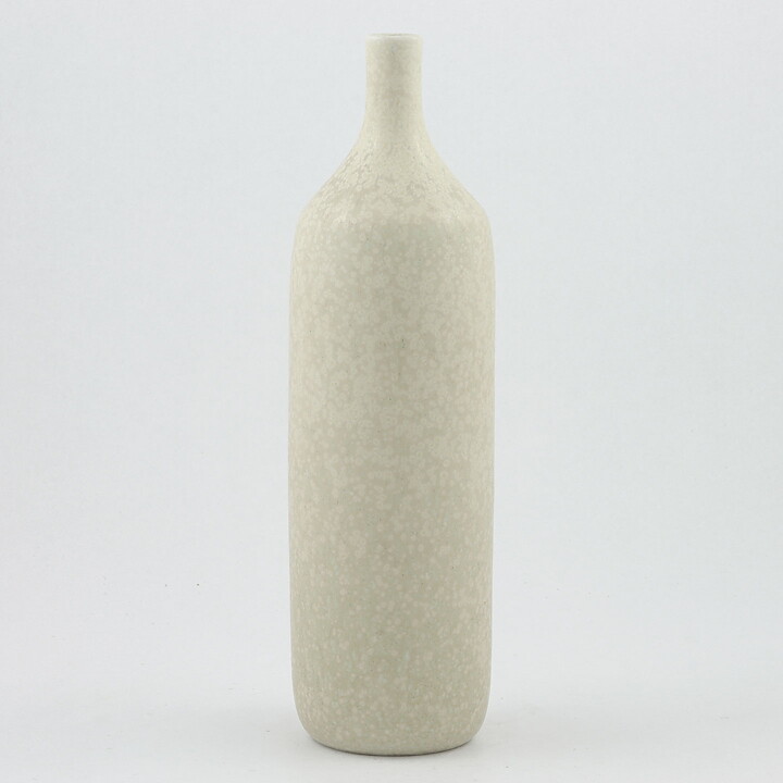 Gunnar Nylund (1950s) Unique White Bottle Vase 25 cm