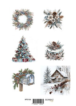 Papper Klippark - Christmas time -  A4