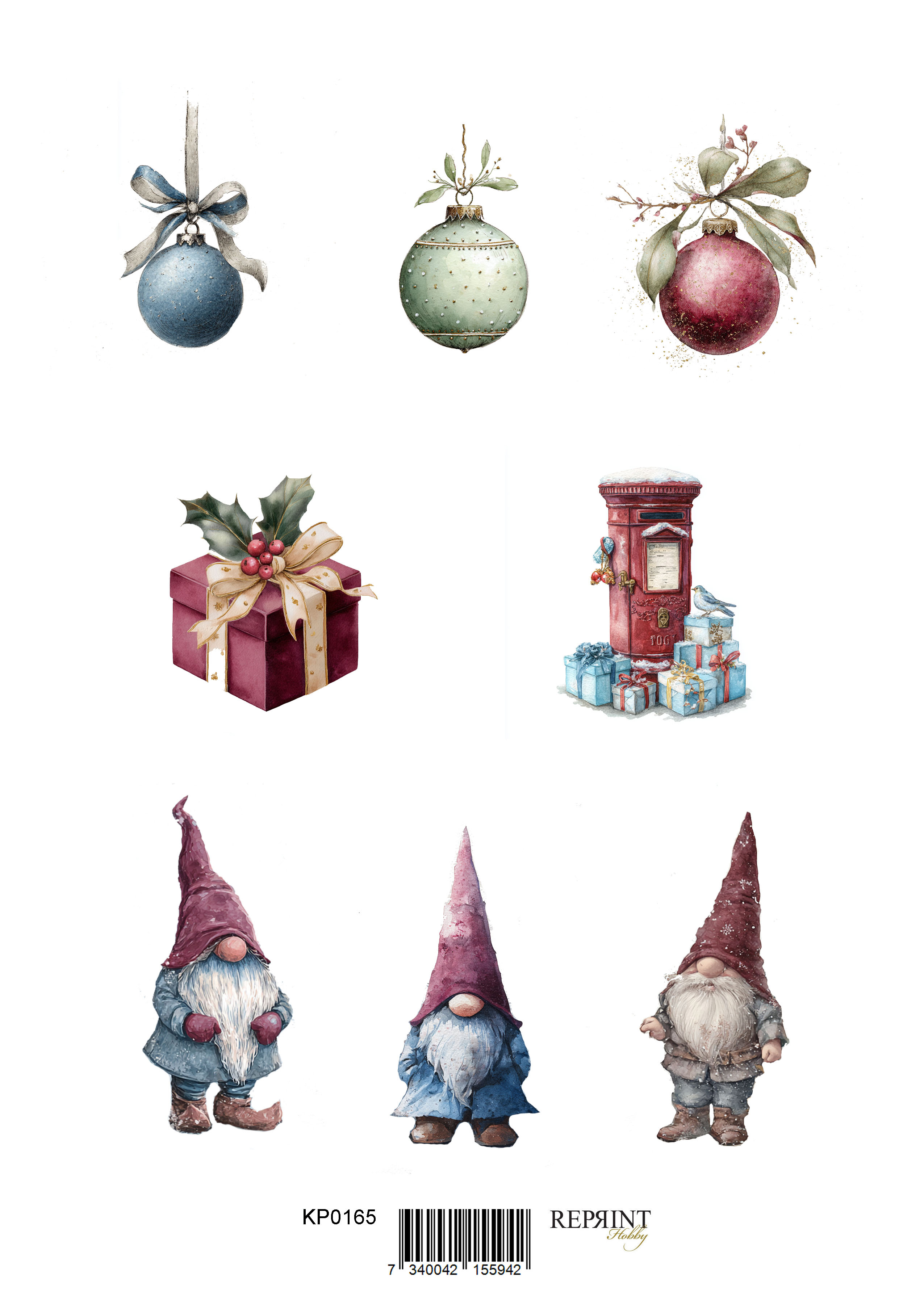 Papper Klippark - Deck the hall -  A4