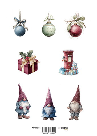 Papper Klippark - Deck the hall -  A4