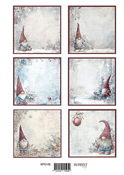 Papper Klippark - Tags Gnomes -  A4