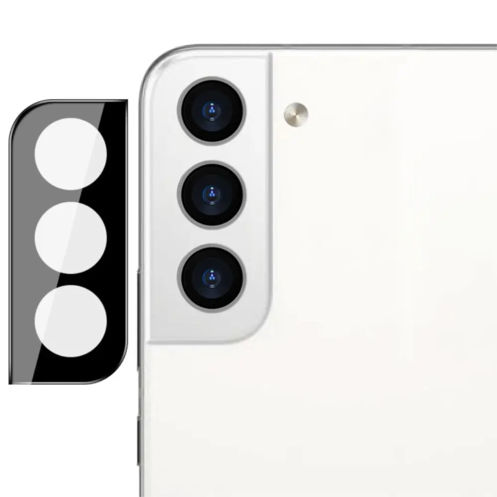 IMAK Samsung Galaxy S22, S22 plus 5G linsskydd - Svart