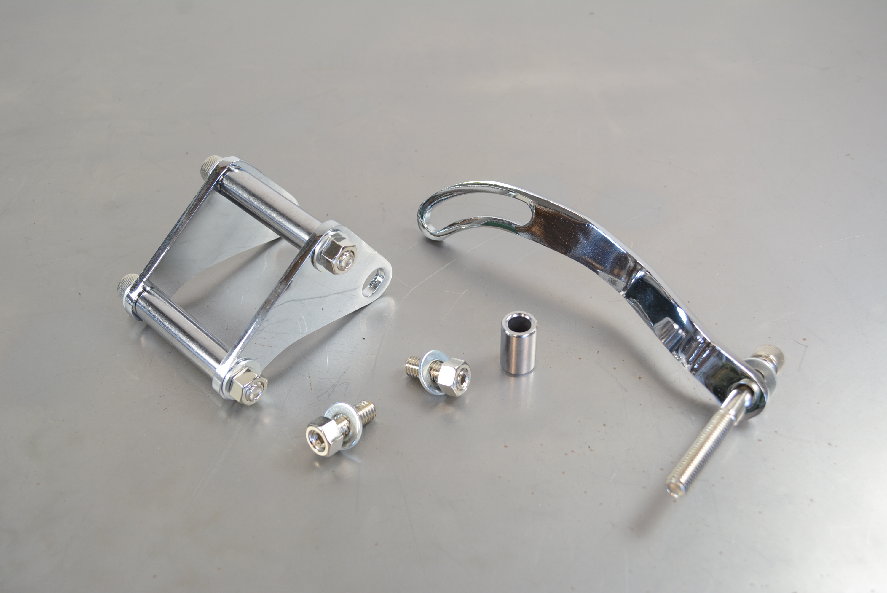 Power Steering Pump Bracket SCB Long/Short Water Pump Chrome