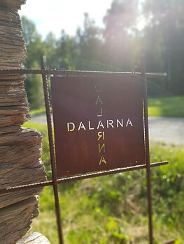 Trädgårdsskylt - Dalarna
