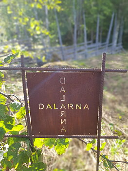 Trädgårdsskylt - Dalarna