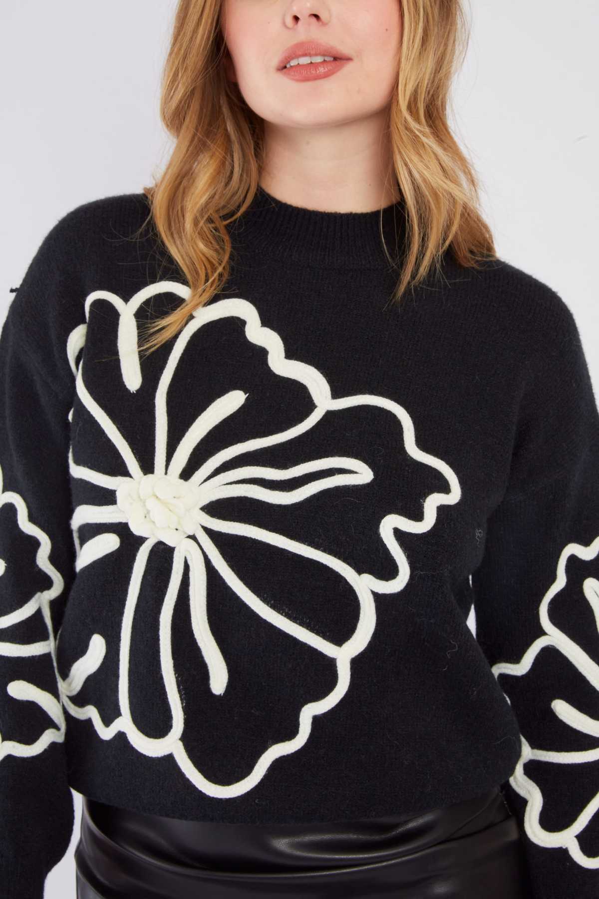 Derhy  - Abby Pullover Black - 5