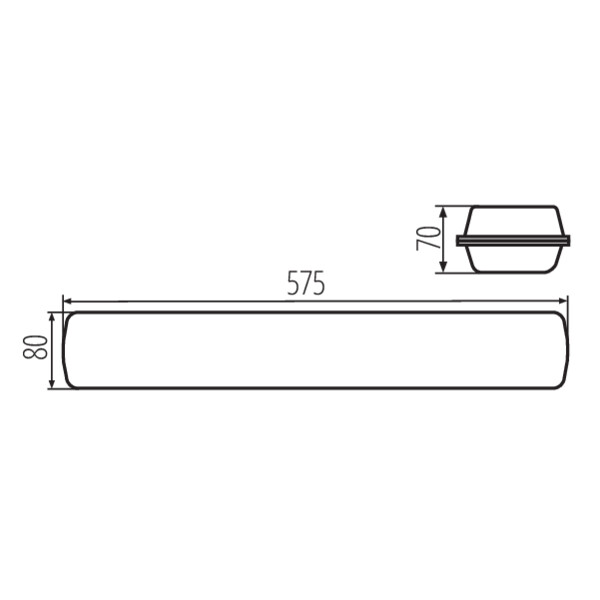 KANLUX Industriarmatur MAH MAX 19W 3050lm IP66 IK08 4000K - 3