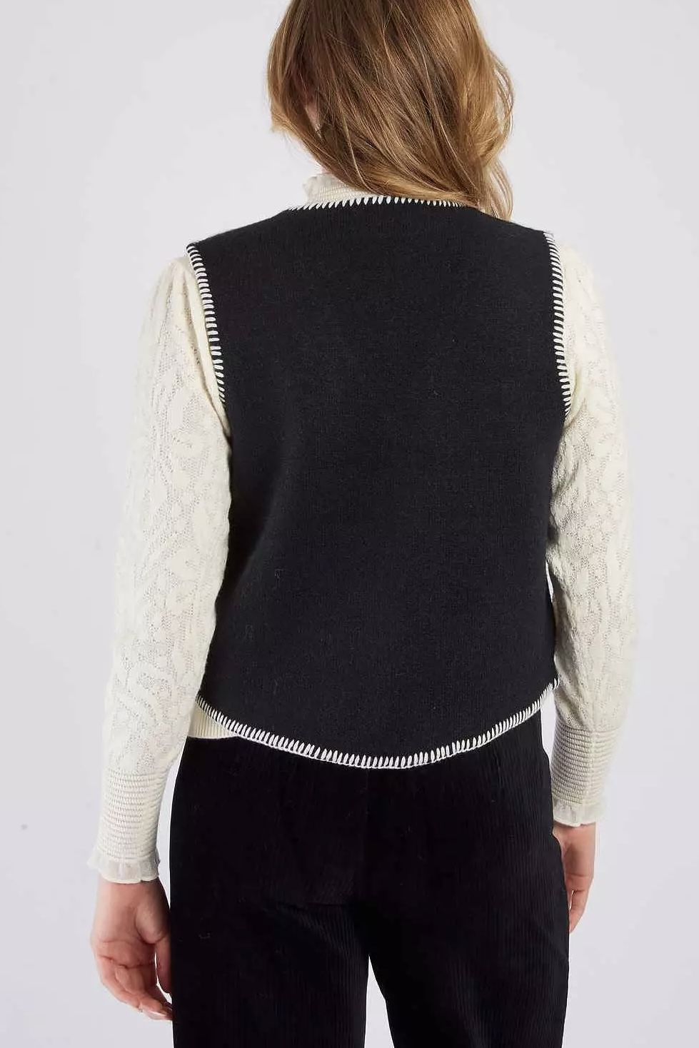 Derhy  - Balthazar Vest Black - 4