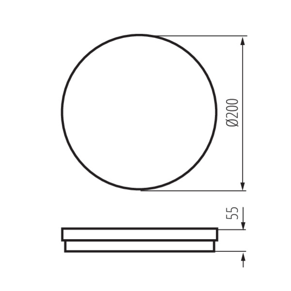 KANLUX Plafond BENO ECO IP65 12W CCT Rund vit - 6